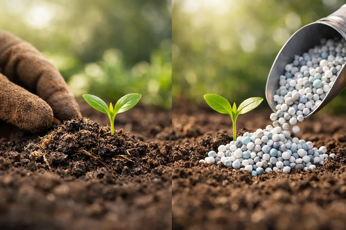 Îngrășământ organic versus mineral: ce alegi?