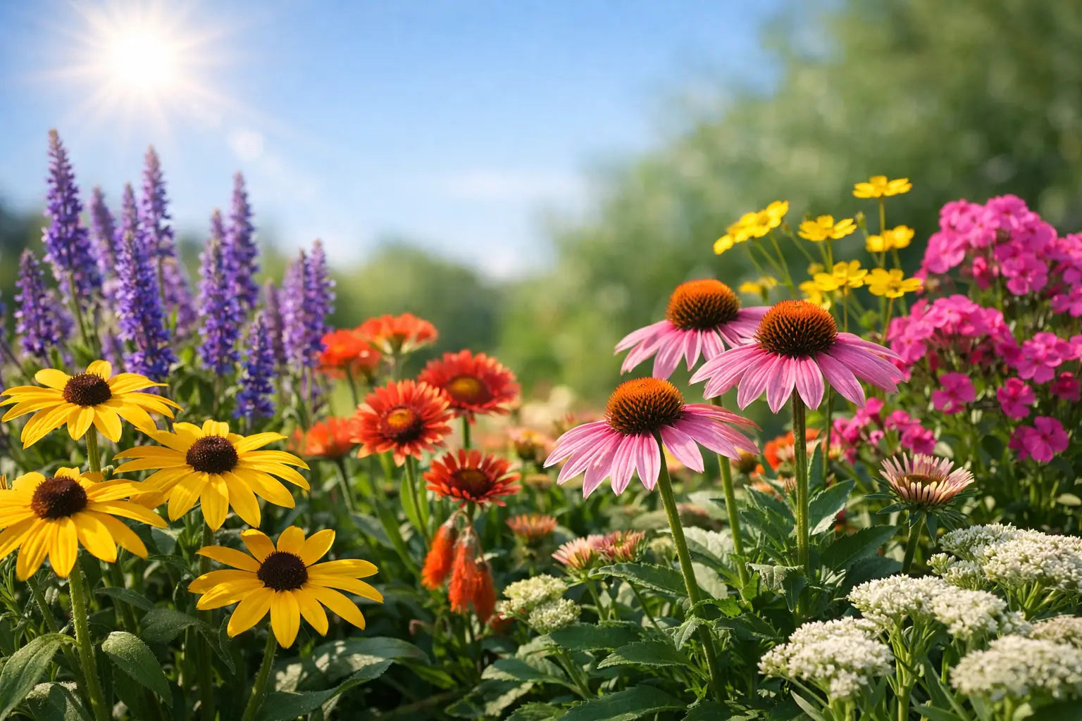 10 flori perene pentru soare puternic