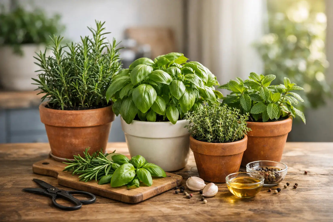 Plante aromatice la ghiveci: ce merită să crești