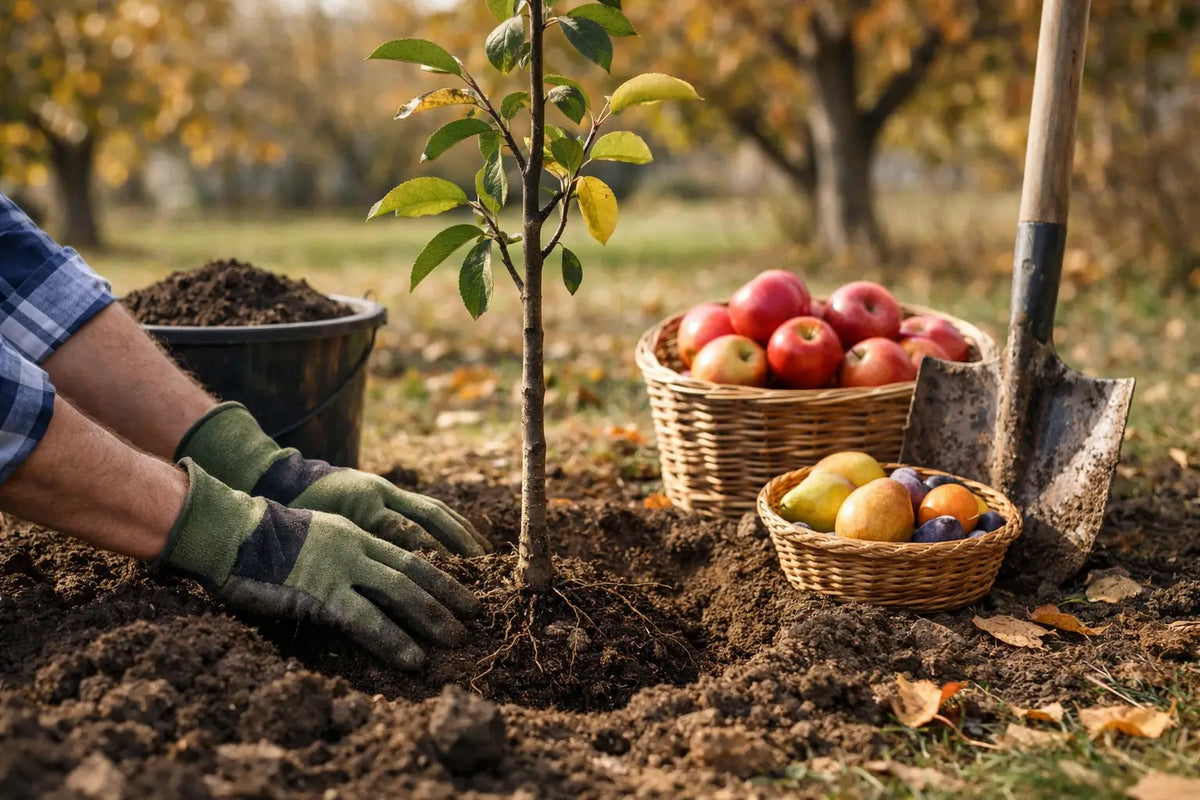 Cum plantezi pomi fructiferi toamna, corect
