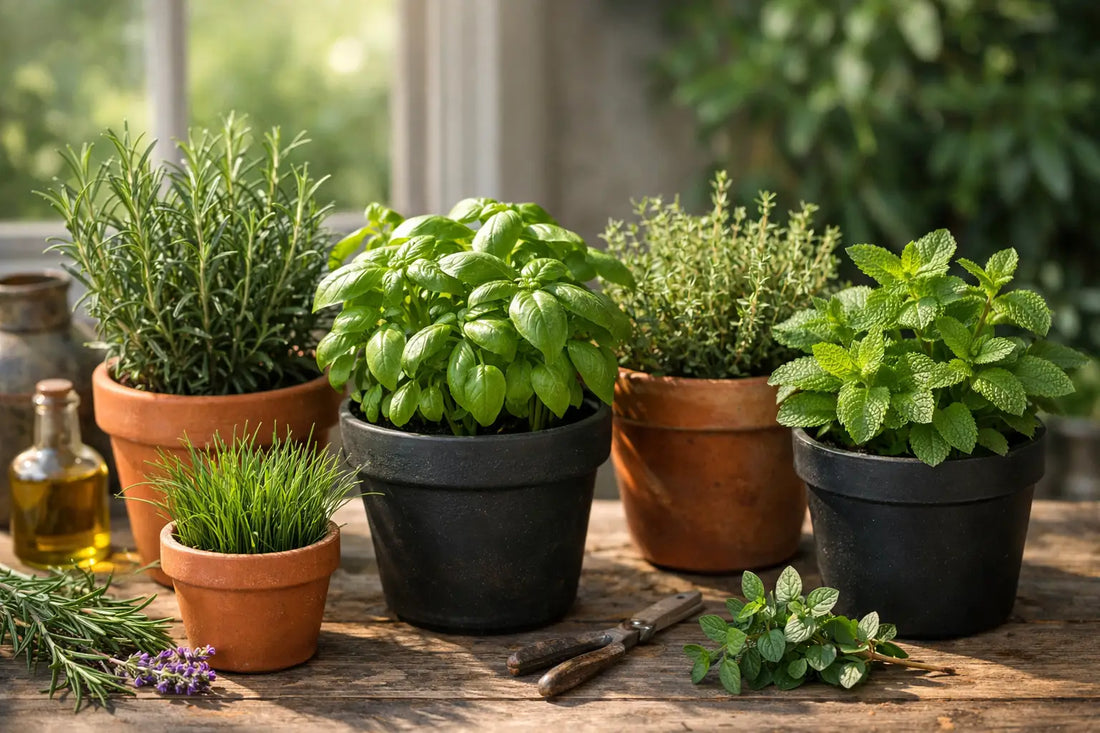 Ce plante aromatice merg în ghiveci