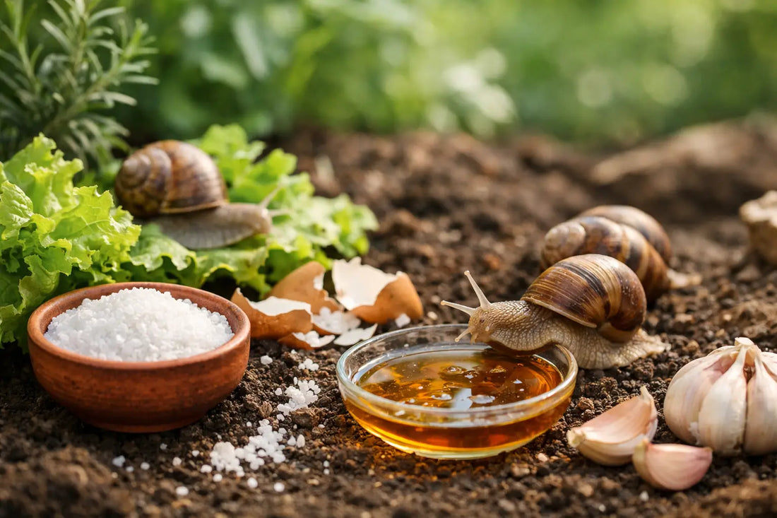 Tratament natural pentru melci în grădină