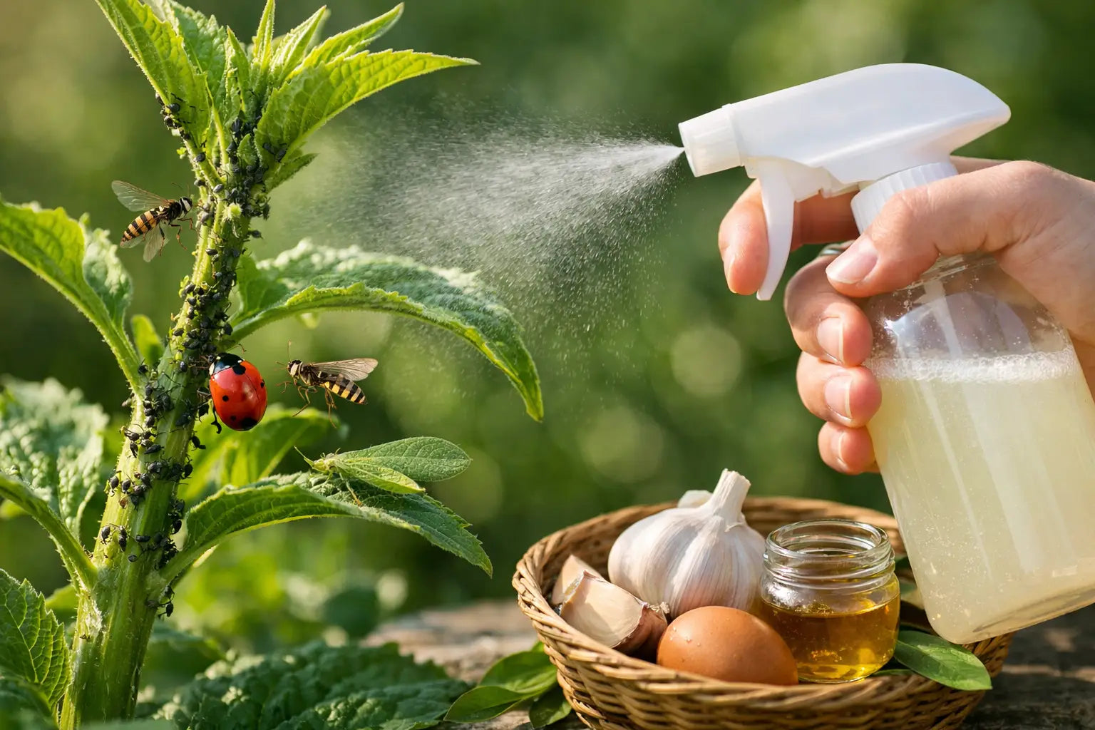 Cum scapi natural de afide, fără chimicale