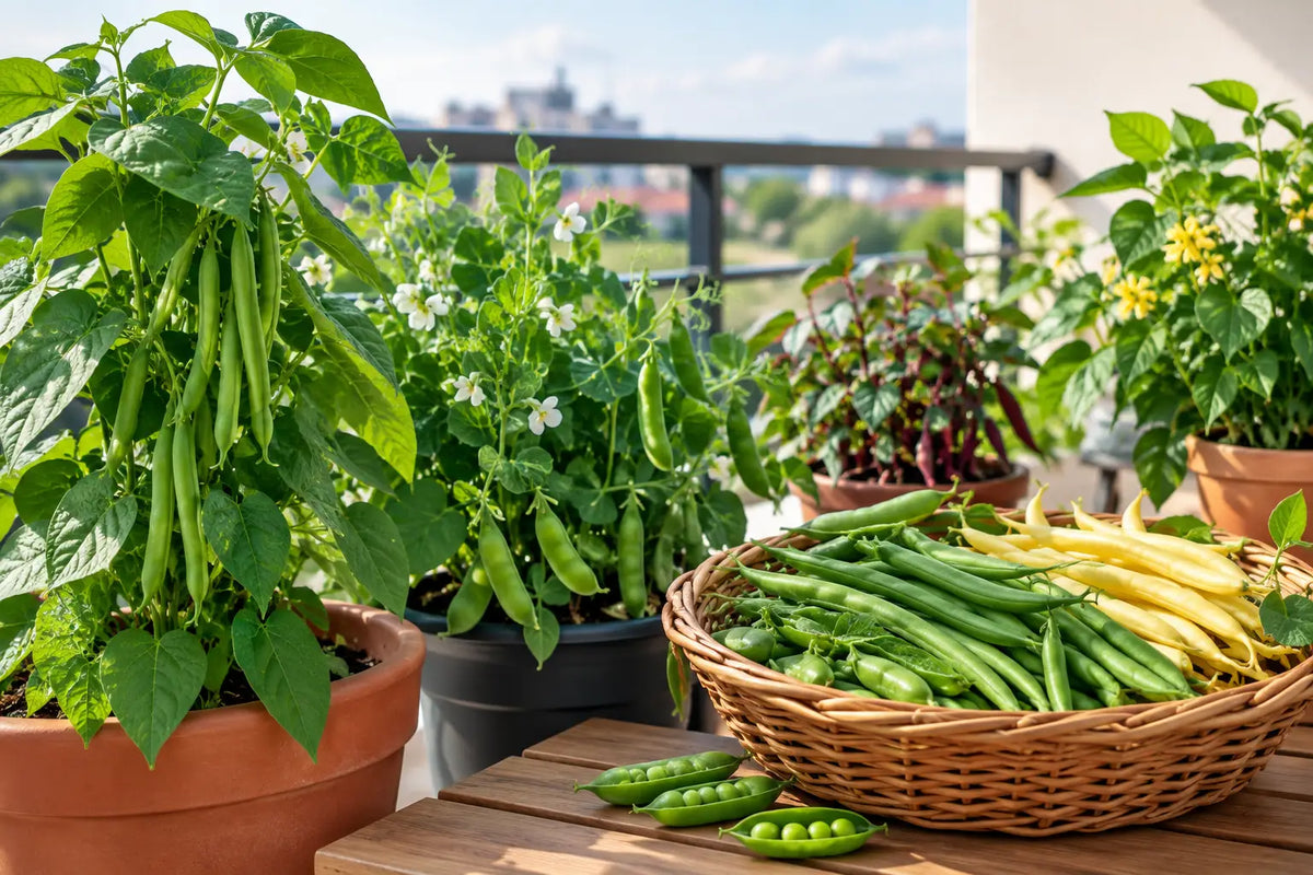 Legume pentru balcon: 8 alegeri cu recoltă bună