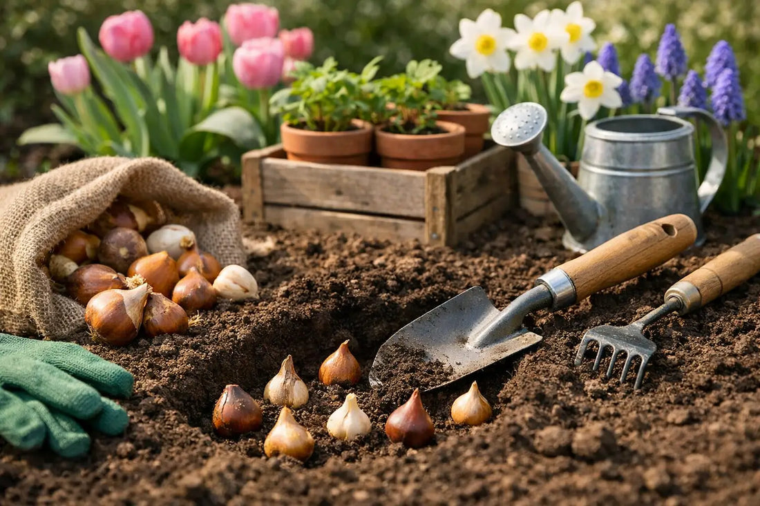 Ghid plantare bulbi flori, pas cu pas