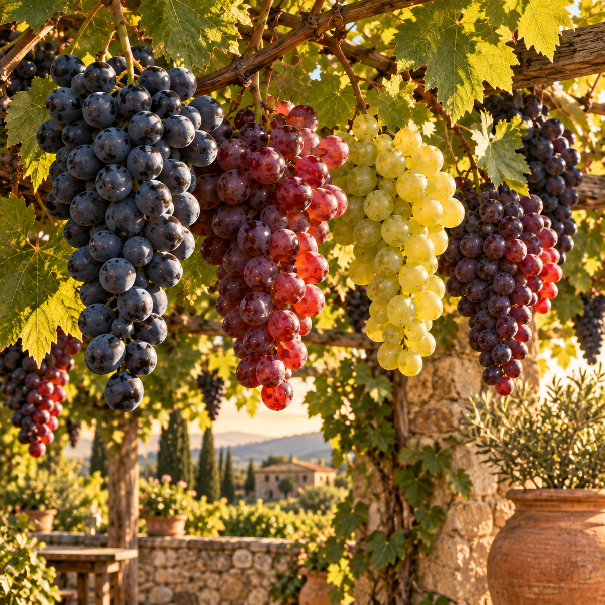 Viță de vie de vin - ghiveci