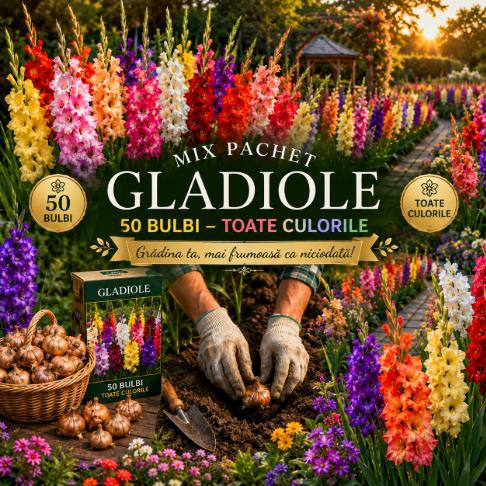 MIX 50 BULBI DE GLADIOLE