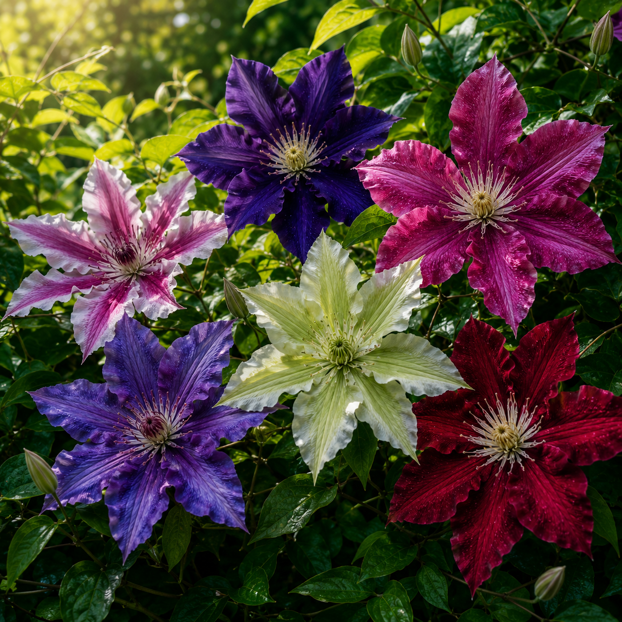 PROMO 5 BUCATI  CLEMATIS