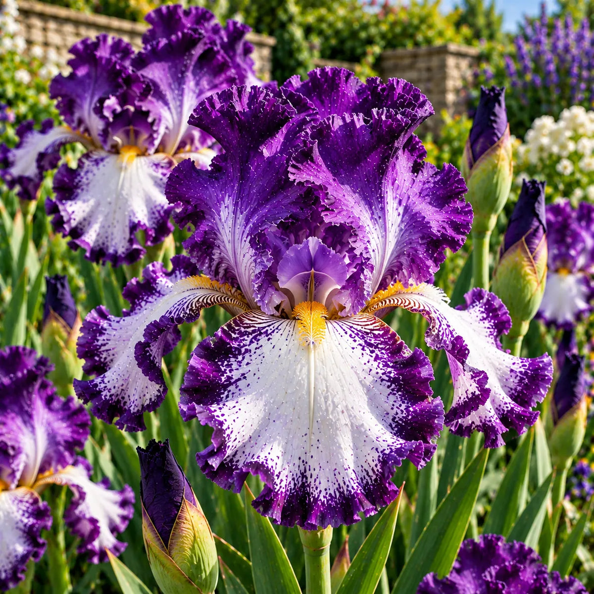 Bulbi de Iris Germanica "Ensata Gusto", 1 Bucata