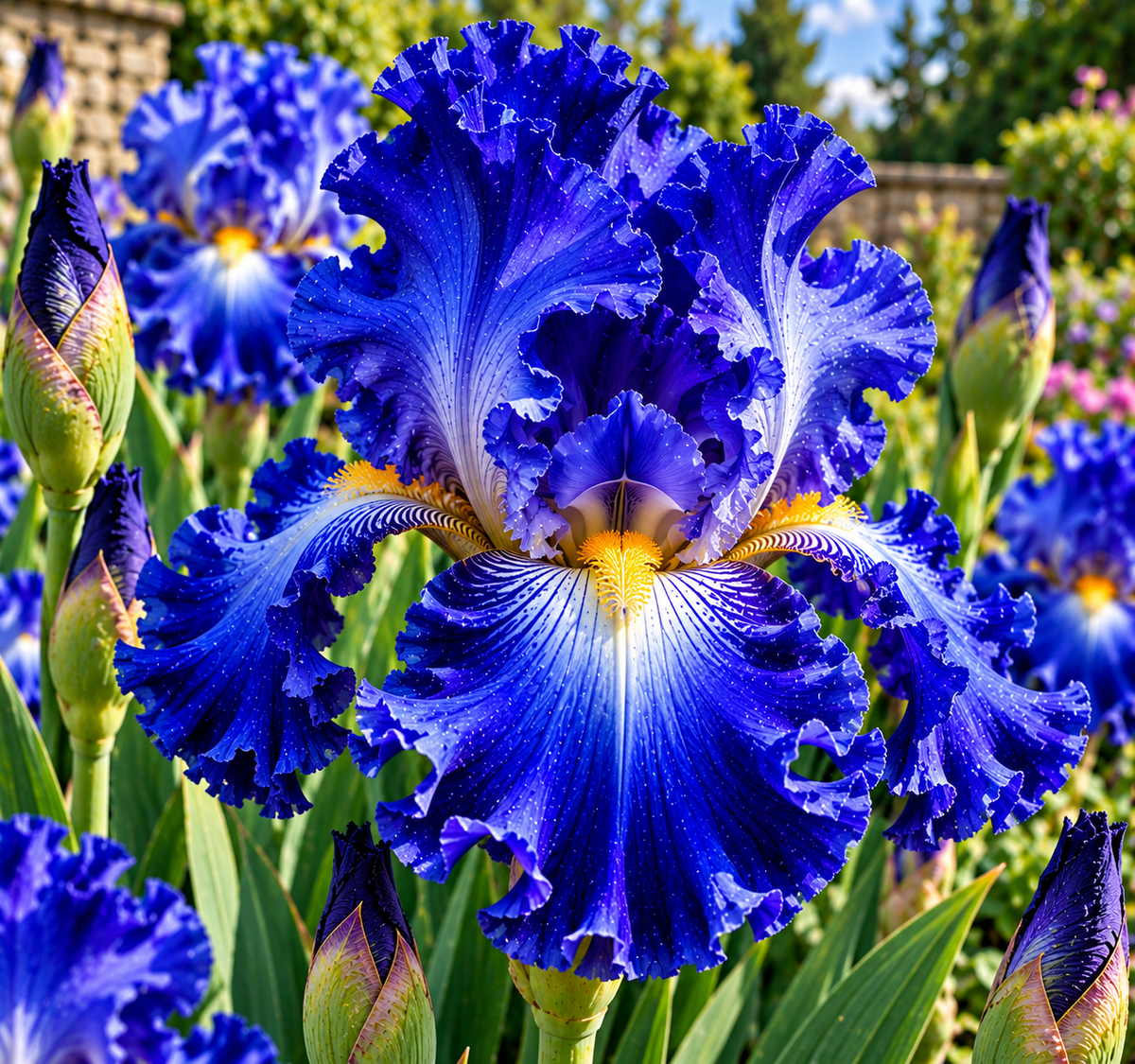 Bulbi de Iris Germanica "Paradise", 1 Bucata