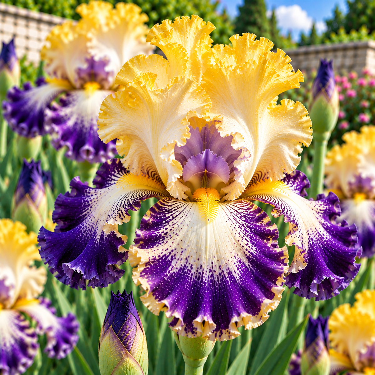 Bulbi de Iris Germanica "Harvest of Memories", 1 Bucata