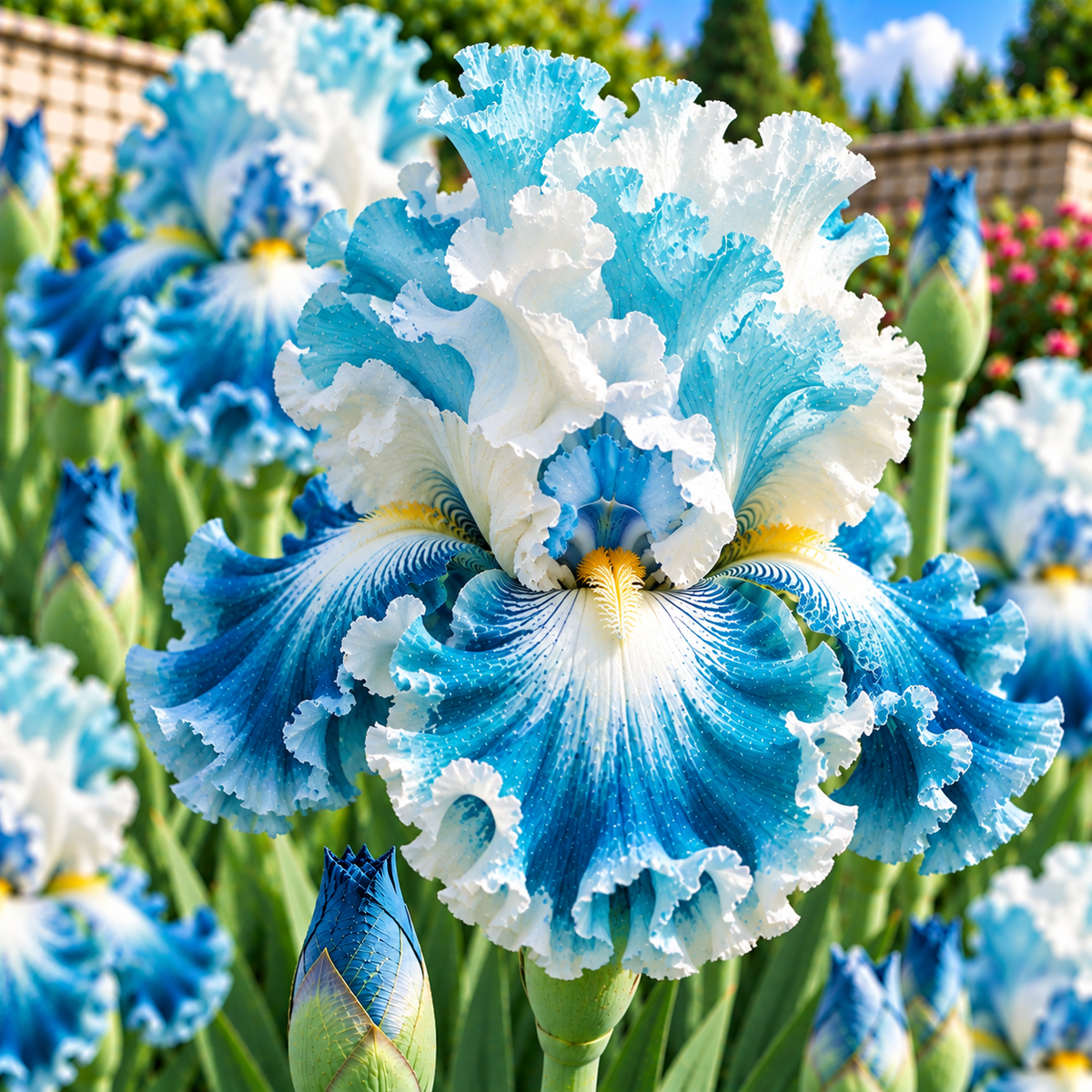 Bulbi de Iris Germanica "Sea Double", 1 Bucata