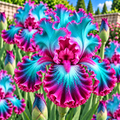Bulbi de  Iris Germanica „Toxic Diamond”, 1 buc