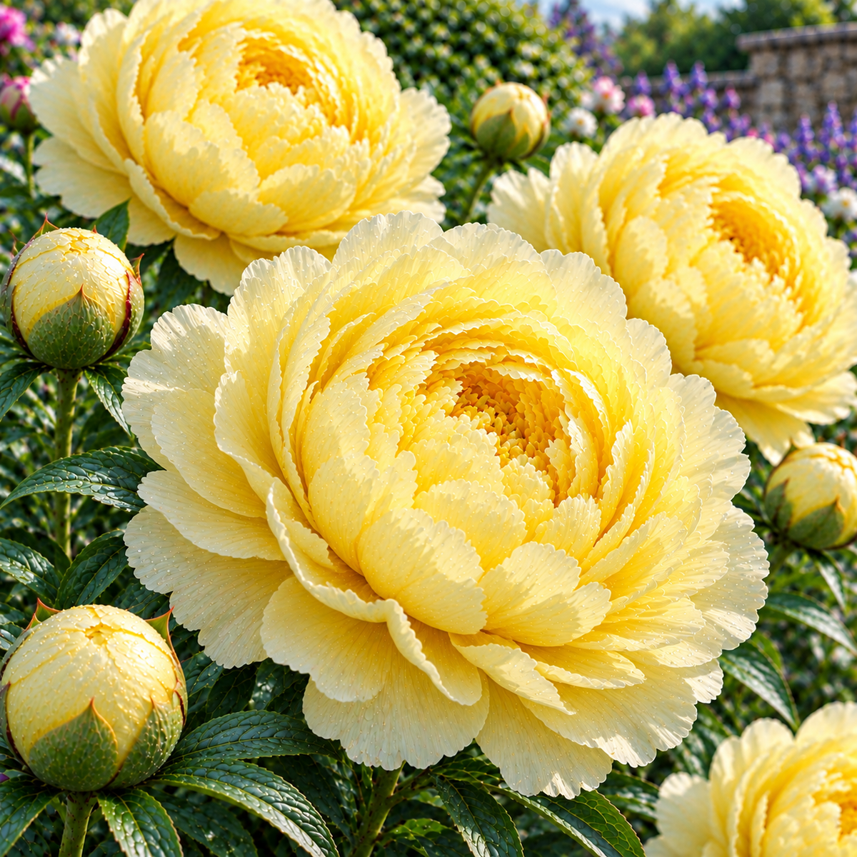 Bulbi de Bujor "Lemon Chiffon", 1 Radacina