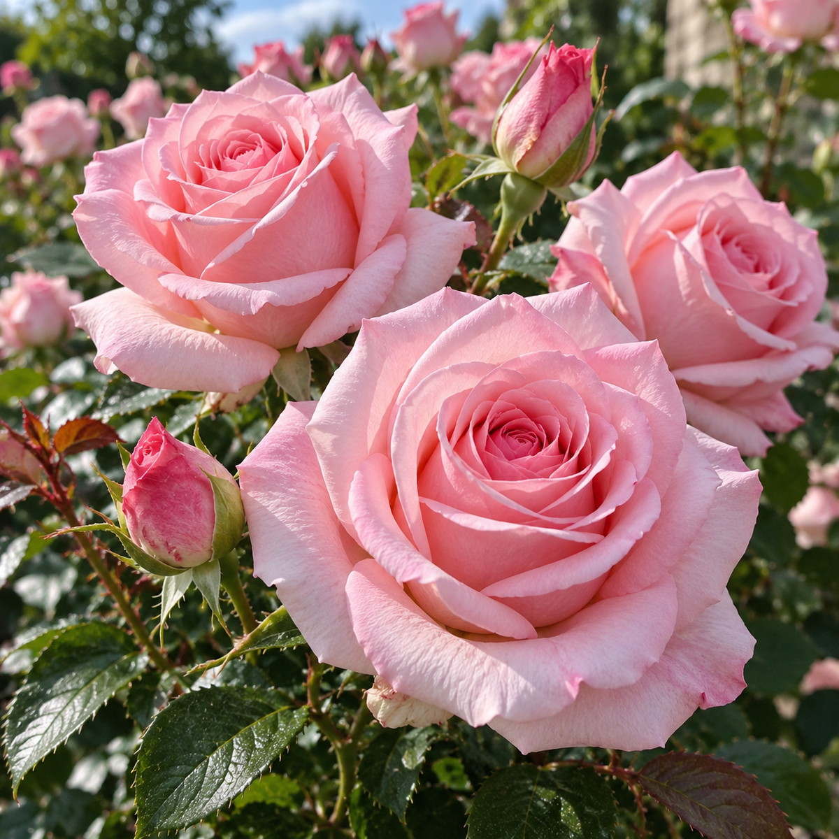 Trandafir Butaș Teahibrid "Maria Theresa"