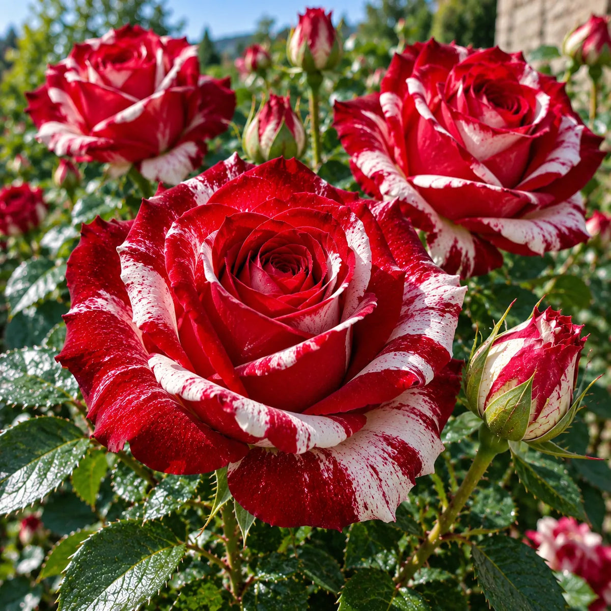 Trandafir Butaș Teahibrid "Red Intuition"