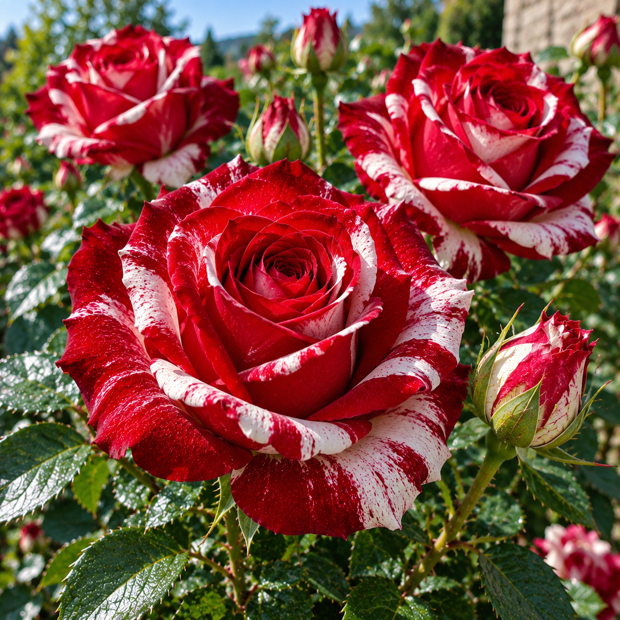 Trandafir Butaș Teahibrid "Red Intuition"