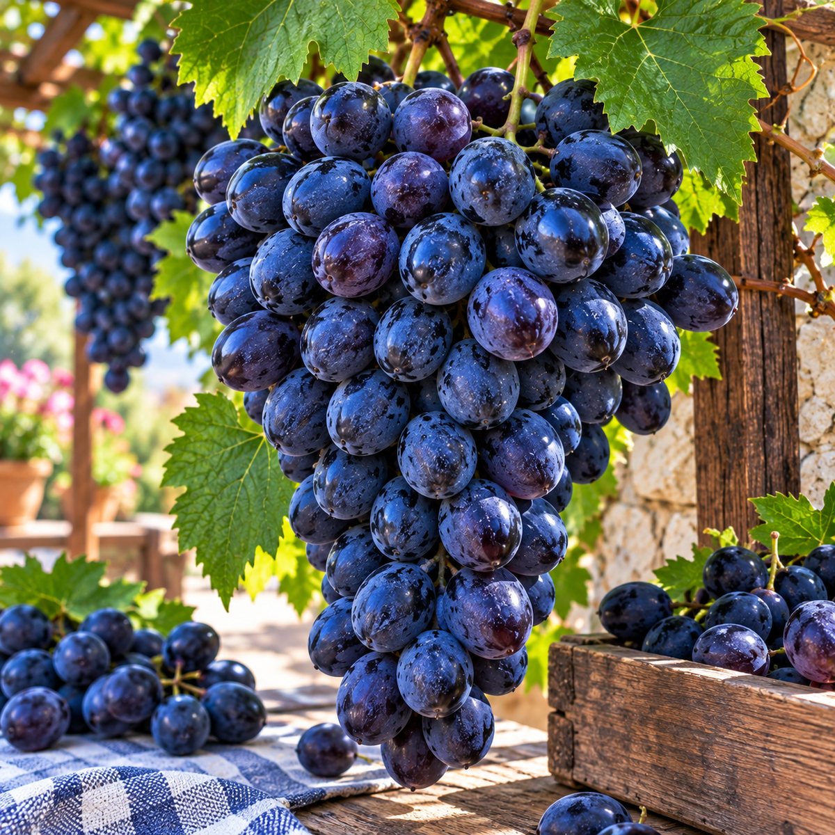 Butaș de viță de vie hibridă "Muscat Bleu"
