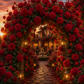 Trandafir Urcător "Crimson Glori", la Ghiveci