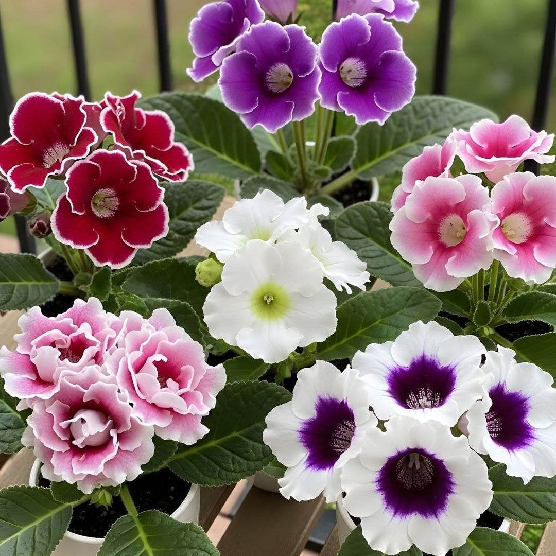 Pachet 5 Bulbi de Gloxinia - Flori Perene